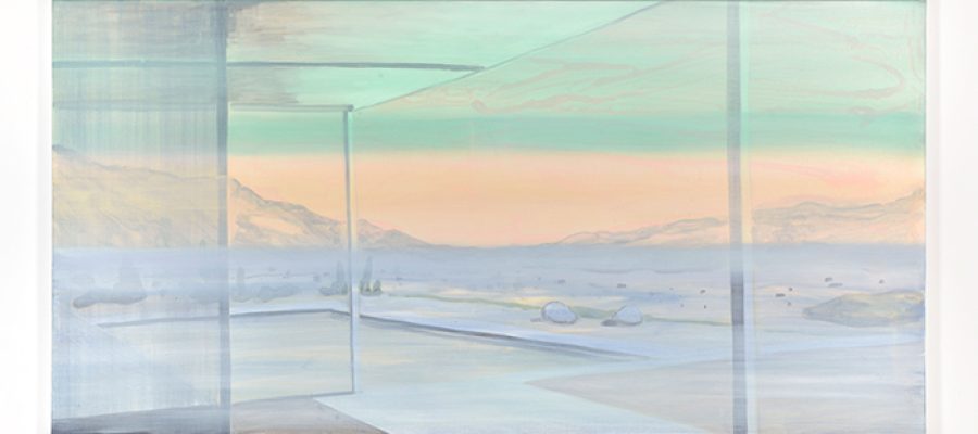 Vanessa Fanuele / Alpha 11 / Huile sur toile / Oil on canvas / 60 x 122 cm / 2022